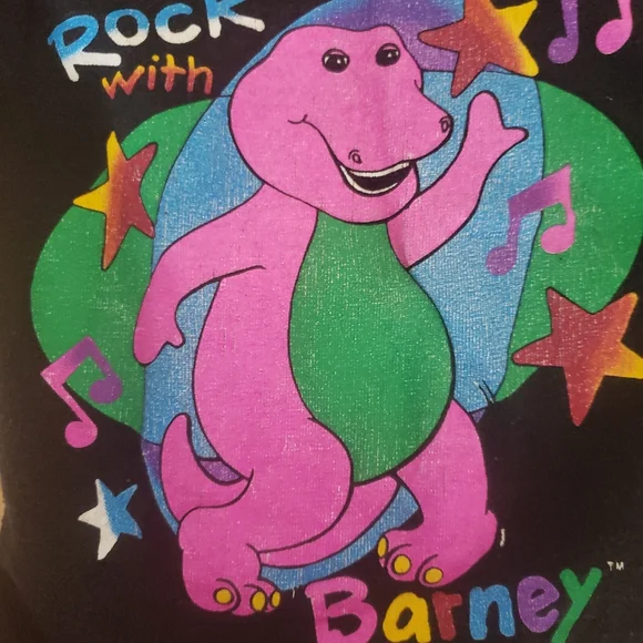Shirts & Tops | Vintage 199s Barney The Dinosaur Tshirt Kids